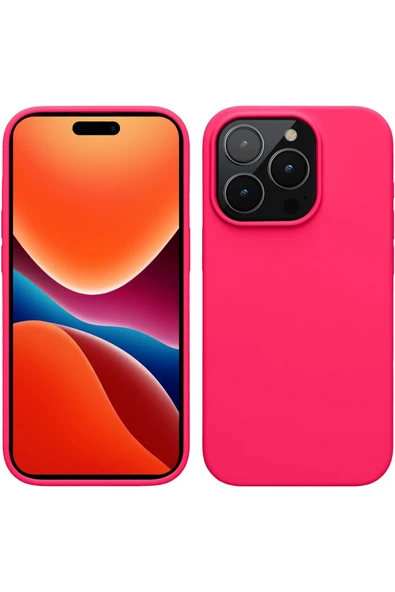 Yüksek Kaliteli iPhone 14 Pro  Uyumlu Kılıf Liquid Silikon Renkli Mat Lekelere Dayanıklı Kaymaz