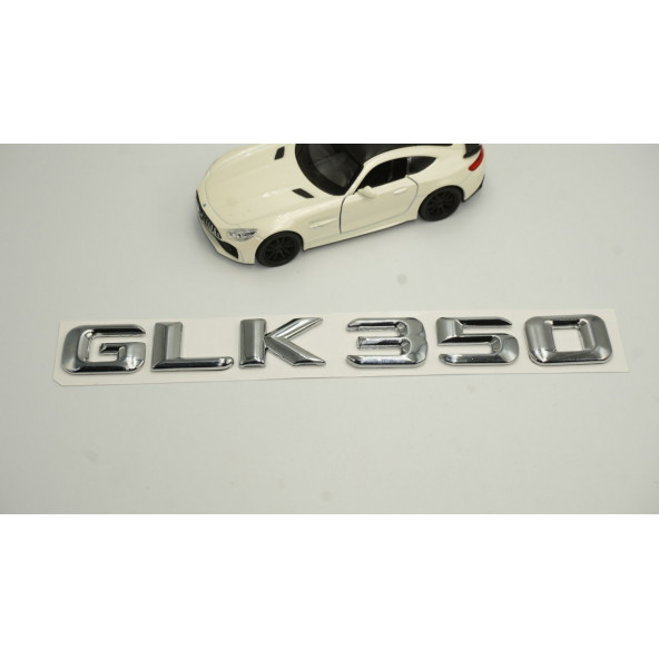 GLK 350 Bagaj Krom Metal 3M 3D Yazı Logo - 3