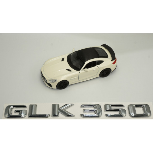 GLK 350 Bagaj Krom Metal 3M 3D Yazı Logo - 4