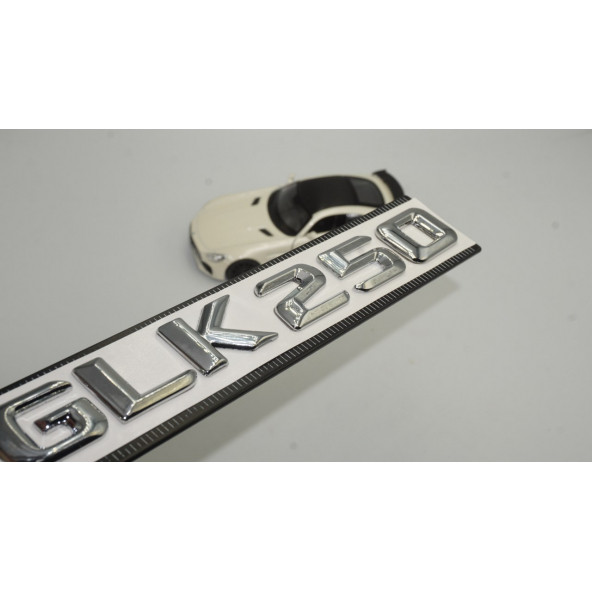 GLK 250 Bagaj Krom Metal 3M 3D Yazı Logo