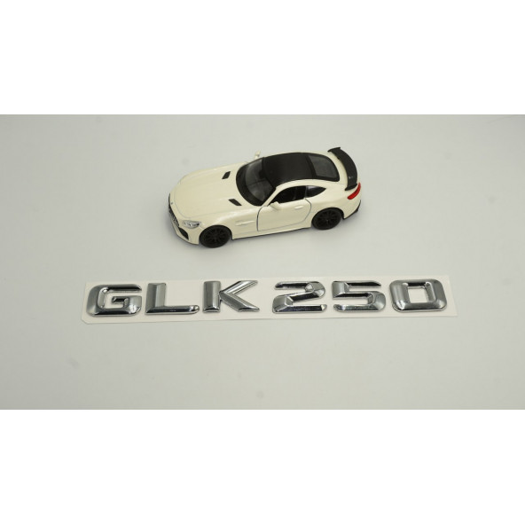 GLK 250 Bagaj Krom Metal 3M 3D Yazı Logo - 2