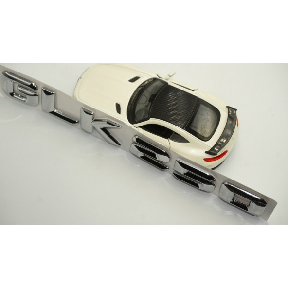 GLK 250 Bagaj Krom Metal 3M 3D Yazı Logo - 5