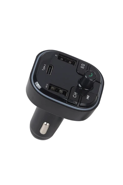 Bluetooth Araç Kiti Araç Fm Transmitter USB Type-C SD Kart MP3 Flash Için Uygun PD Çakmaklık Girişli - Resim 5