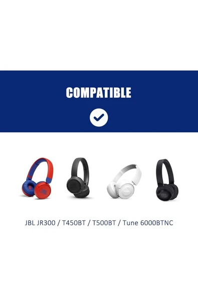 J Tune600/t450/t450bt/t500bt/jr300bt Uyumlu Kulaklık Ve Kafa Bandı Pedi Yumuşak Koruyucu Süngeri - 5