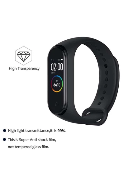 Xiaomi Mi Band 4 Uyumlu Tam Kaplayan Darbelere Karşı Dayanıklı Kırılmaz Cam Nano Ekran Koruyucu - Resim 4