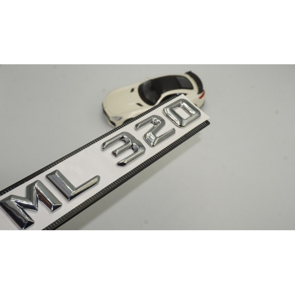 ML320 Bagaj Krom Metal 3M 3D Yazı Logo