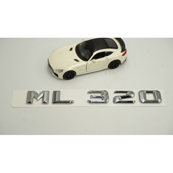 ML320 Bagaj Krom Metal 3M 3D Yazı Logo - 3