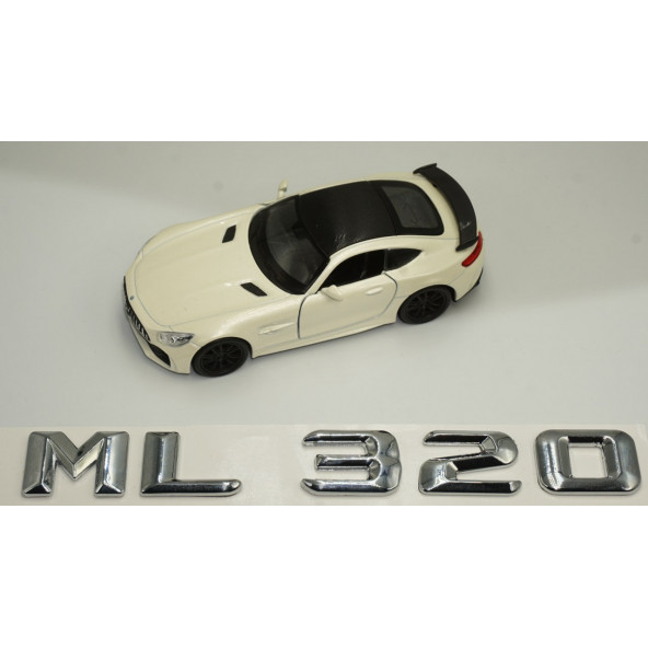 ML320 Bagaj Krom Metal 3M 3D Yazı Logo - 4