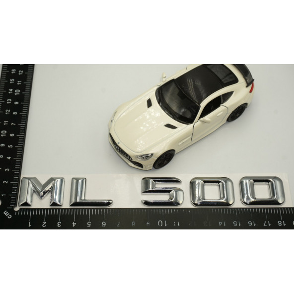 ML500 Bagaj Krom Metal 3M 3D Yazı Logo - 5