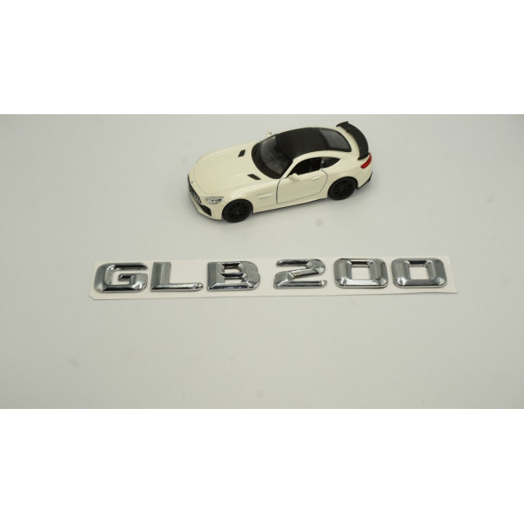 GLB 200 Bagaj Krom Metal 3M 3D Yazı Logo - Resim 2