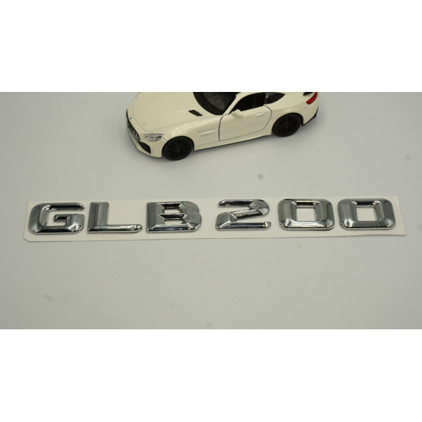 GLB 200 Bagaj Krom Metal 3M 3D Yazı Logo - Resim 3