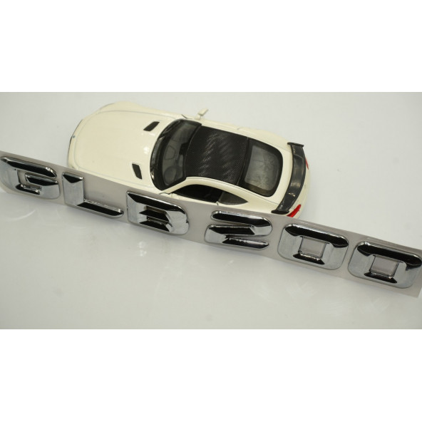 GLB 200 Bagaj Krom Metal 3M 3D Yazı Logo - Resim 5