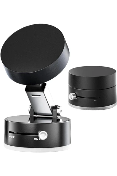 Yüksek Kalite Araç içi Magsafe Telefon Tutucu Kilitli Vakum Telefon ve Tablet Tutucu Masaüstü Stand - 2