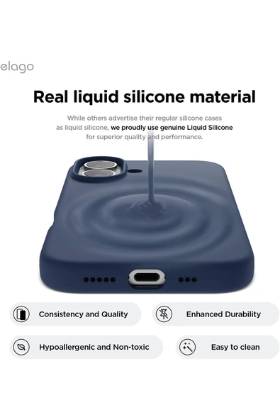 Yüksek Kaliteli iPhone 16 Uyumlu Kılıf Liquid Silikon Renkli Mat Lekelere Dayanıklı Kaymaz - 3