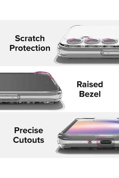 Samsung Galaxy S23 Plus Uyumlu Kılıf 3D Kamera Koruma Darbe Önleyici Şeffaf Esnek Renksiz Silikon - 7