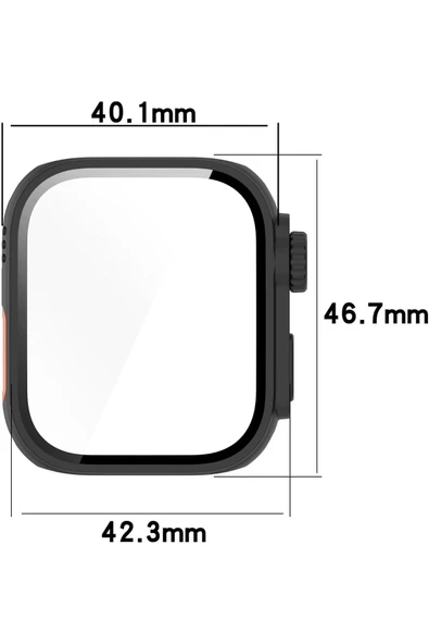 Huawei Watch Fit 3 Uyumlu Kılıf Kasa ve Ekran Koruyucu Dönüştürücü Ultra Görünmlü Darbelere Dayanklı - 2