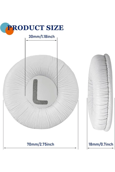 J Tune600/T450/T450BT/T500BT/JR300BT Uyumlu Kulaklık ve Kafa Bandı Pedi Yumuşak Koruyucu Süngeri - 5