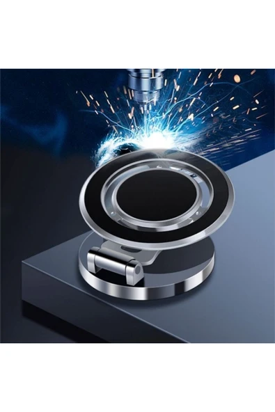 iPhone 11-12-13-14-15-16 Plus-16 Pro Max Uyumlu Magsafe Açısı Ayarlanabilr Mıknatslı Araç içi Tutucu - 2