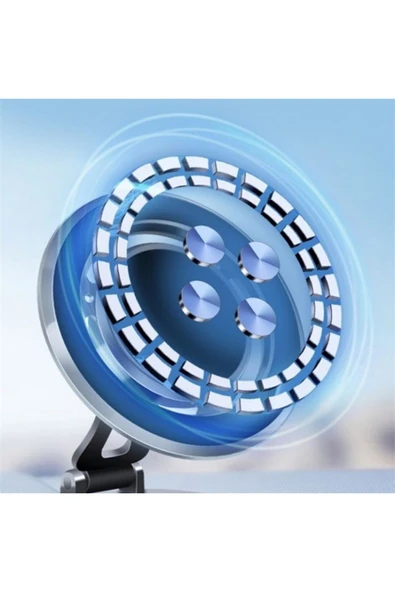 iPhone 11-12-13-14-15-16 Plus-16 Pro Max Uyumlu Magsafe Açısı Ayarlanabilr Mıknatslı Araç içi Tutucu - 5