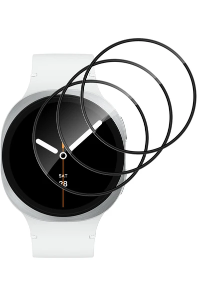Samsung Galaxy Watch 8 40mm Uyumlu 3 Adet Ekran Koruyucu Darbelere Çizilmelere Karşı Üstün Koruma ürün görseli