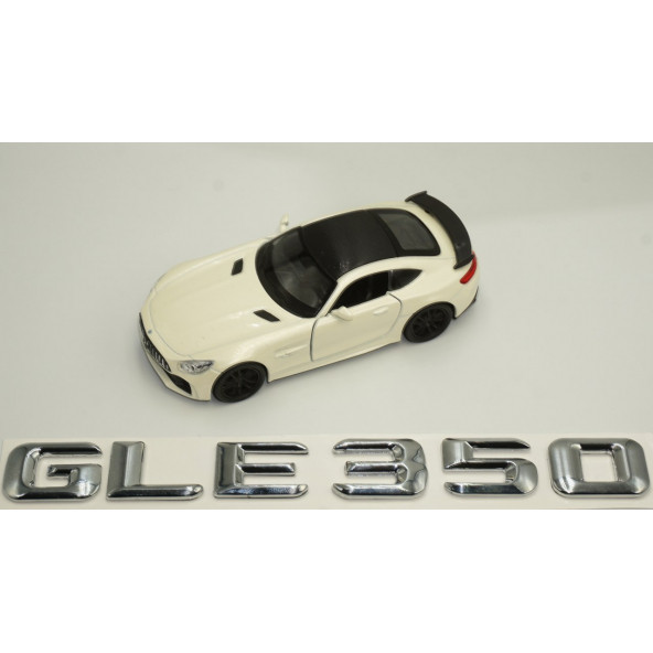 GLE 350 Bagaj Krom Metal 3M 3D Yazı Logo - 4