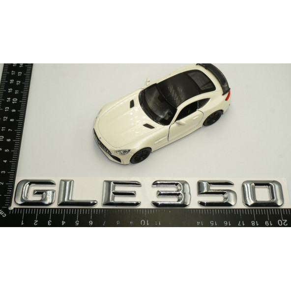 GLE 350 Bagaj Krom Metal 3M 3D Yazı Logo - 6