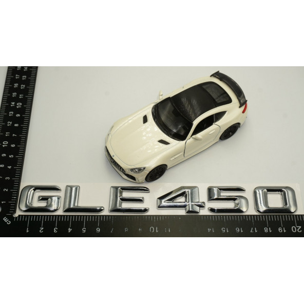 GLE450 Bagaj Krom Metal 3M 3D Yazı Logo - 6