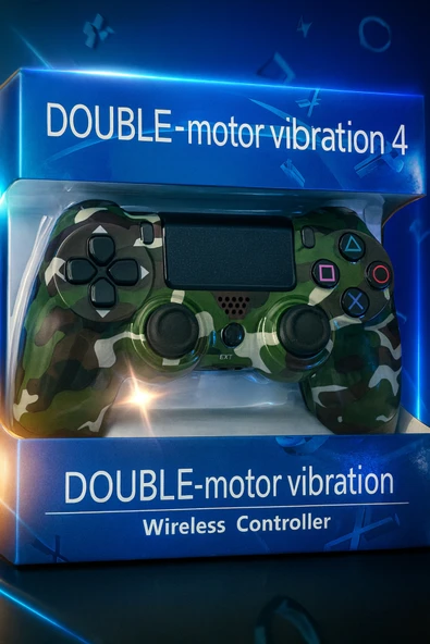 Playstation 4 (PS4) Uyumlu Joystick Kablosuz Oyun Kolu Yüksek Kalite Çift Titreşimli Motor Kumanda