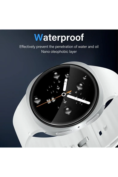Samsung Galaxy Watch 8 40mm Uyumlu 3 Adet Ekran Koruyucu Darbelere Çizilmelere Karşı Üstün Koruma - Resim 5