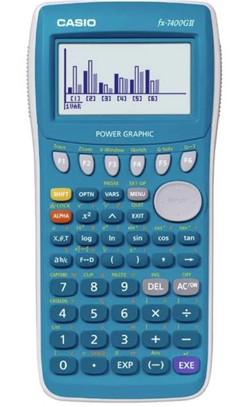 Casio FX-7400GIII-W-DT Grafik Çizen Bilimsel Hesap Makinesi ürün görseli 1