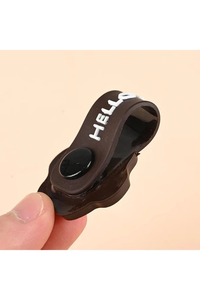 Tüm Telefonlar/Tüm Kablolar ile Uyumlu Renkli Desenli Kablo Düzenleyici Kablo Toparlayıcı Çıt Çıtlı - 7