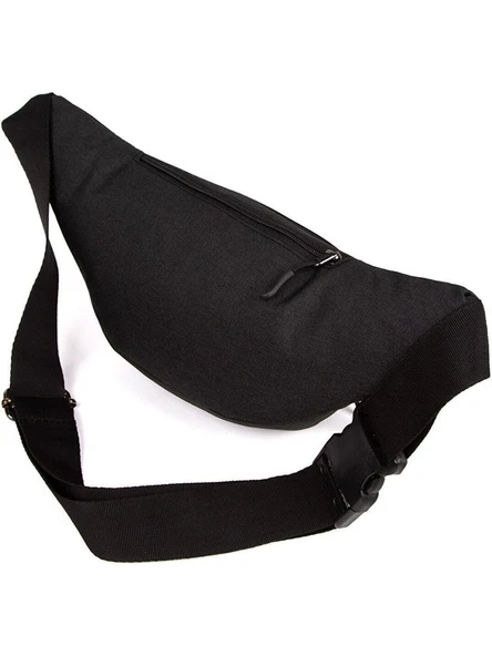 Siyah Erkek Suya Dayanıklı Keten Çanta, Kulaklık Girişli, Günlük ve Seyahat Için Ideal, Şık Tasarım - Resim 5