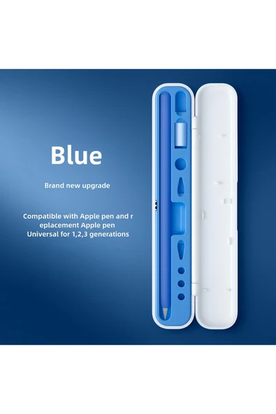 Apple/Samsung/Huawei/iPad Uyumlu Kalem Ucu ve Şarj Kablosu Koruma Saklama Kutusu Taşınabilir Hafif