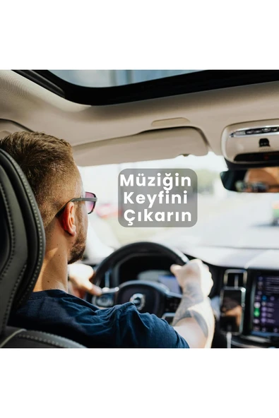 Mikrofonlu Araç Bluetooth Kiti USB 3.5mm Aux Bluetooth Çevirici HD Ses Kalite Micro SD Kart Destekli - Resim 3