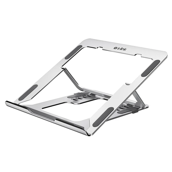 S-link SL-AL11 Gümüş 6 Açılı Katlanabilir Alüminyum Laptop Stand ürün görseli