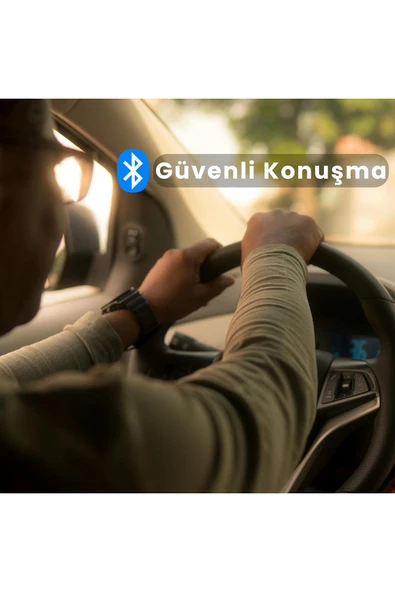 Mikrofonlu Araç Bluetooth Kiti USB 3.5mm Aux Bluetooth Çevirici HD Ses Kalite Micro SD Kart Destekli - Resim 4