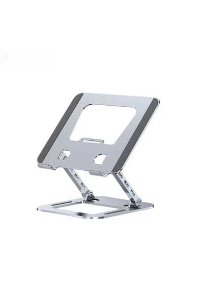 Yüksek Kalite Metal Laptop Stand Katlanabilir Ayarlanabilir Tablet/Notebook/Macbook Uyumlu Tutucu - Resim 6