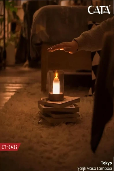 Cata CT-8432 El Hareketini Algılayan Tokyo Şarjlı Masa Lambası 3200k ürün görseli