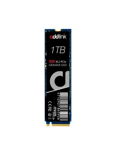 Addlink S85 1TB 6000/5400 MB/s M.2 2280 PCIe 4.0 NVMe 1.4 3D NAND Flash SSD AD1TBS85M2P