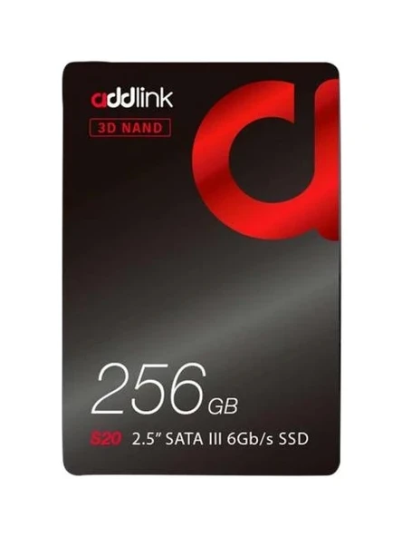 Addlink 256GB 510-400 MB/s 2.5" SATA III SSD AD256GBS20S3S
