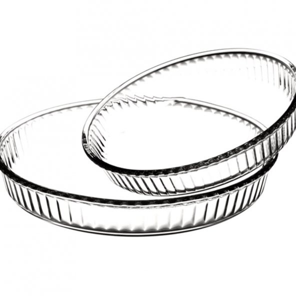 Paşabahçe Borcam Yuvarlak Fırın Tepsisi Seti 159022