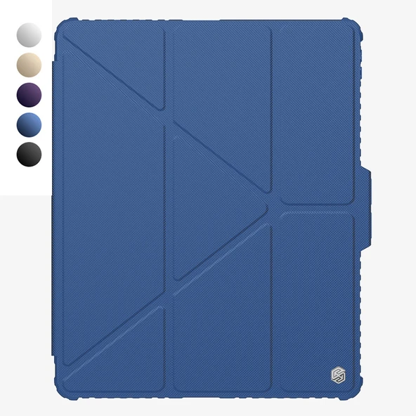 Nillkin iPad Pro 13 2024 Standlı Bumper Smart Cover Tablet Kılıf - 1