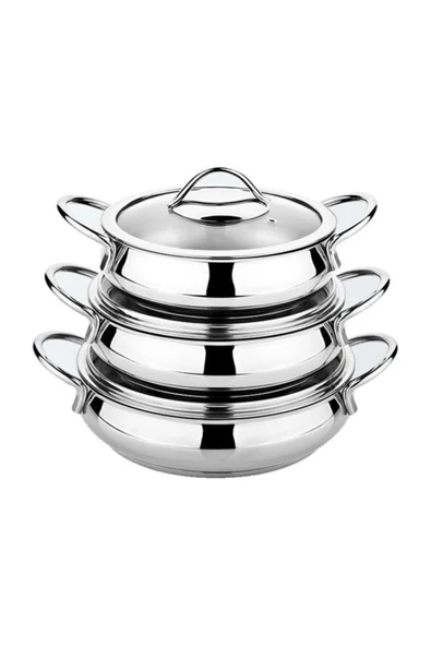 Çelik Elit 3'lü Omlet Seti