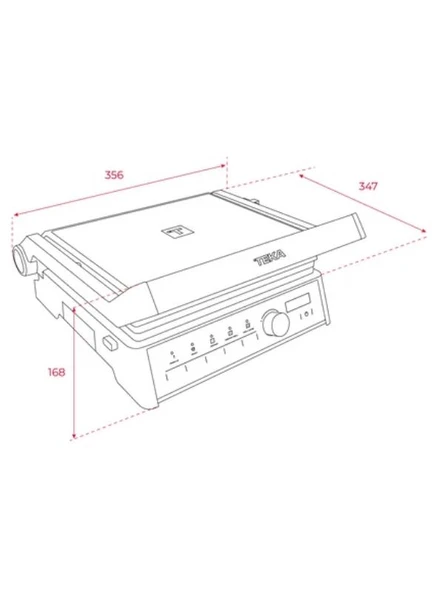 Teka Elite Grill BK-SS 2000 W Izgara ve Tost Makinesi - Resim 9