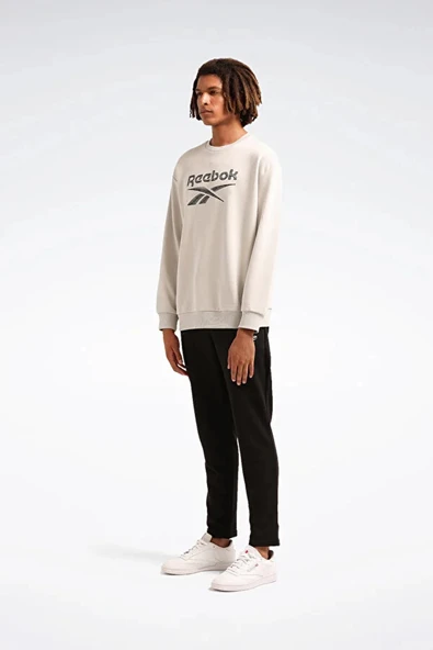 Reebok New Id Reg Crew 0 Yaka Erkek Sweat - Gri - 8