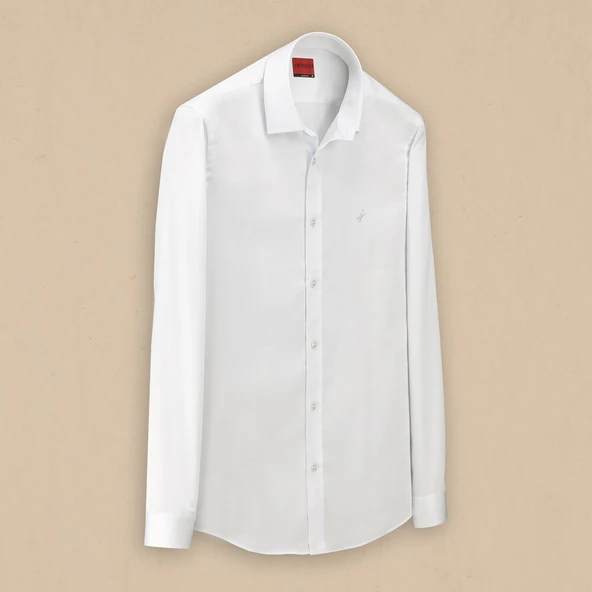 Sosa Beyaz Uzun Kol Soho Gömlek