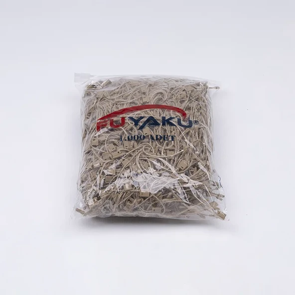 Fuyaku Kilitli İp Klips Keten 16 cm (1.000 Adet) - 2