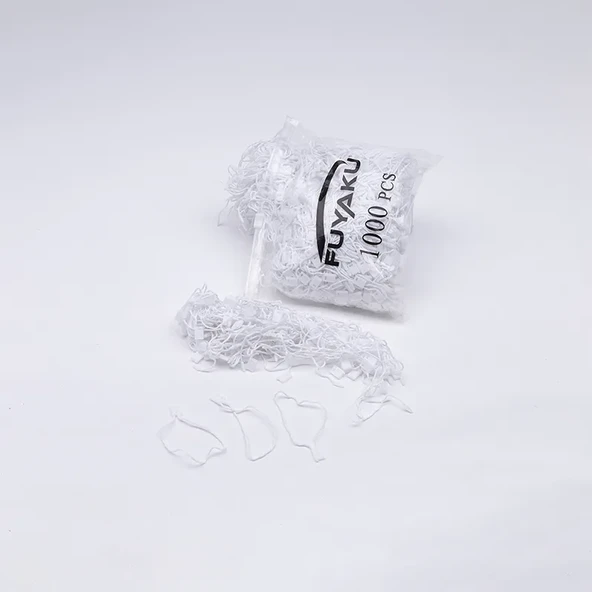 Fuyaku Kilitli İp Klips Pamuk Beyaz 17 cm (1.000 Adet) - 1