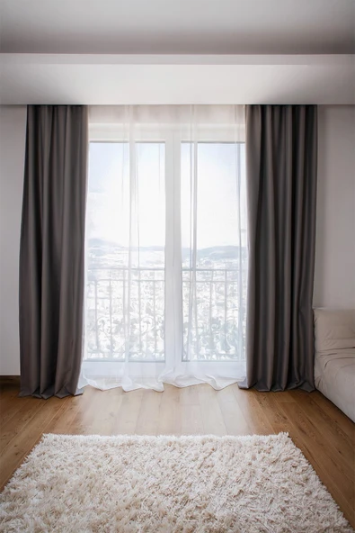 Lunet | 140x270 cm (2 Adet) Blackout Fon Perde