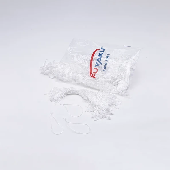 Fuyaku Kilitli İp Klips Beyaz 30 cm (1.000 Adet) - 1
